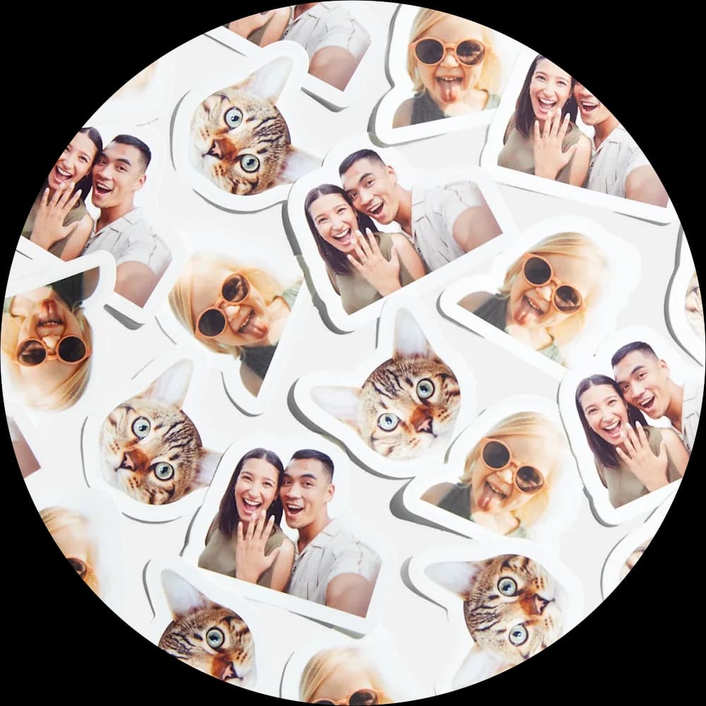 Custom stickers collection